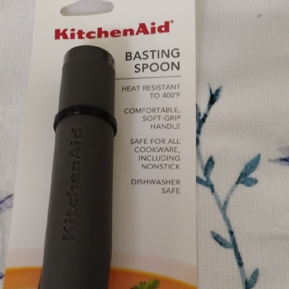 KitchenAid Black Basting Spoon